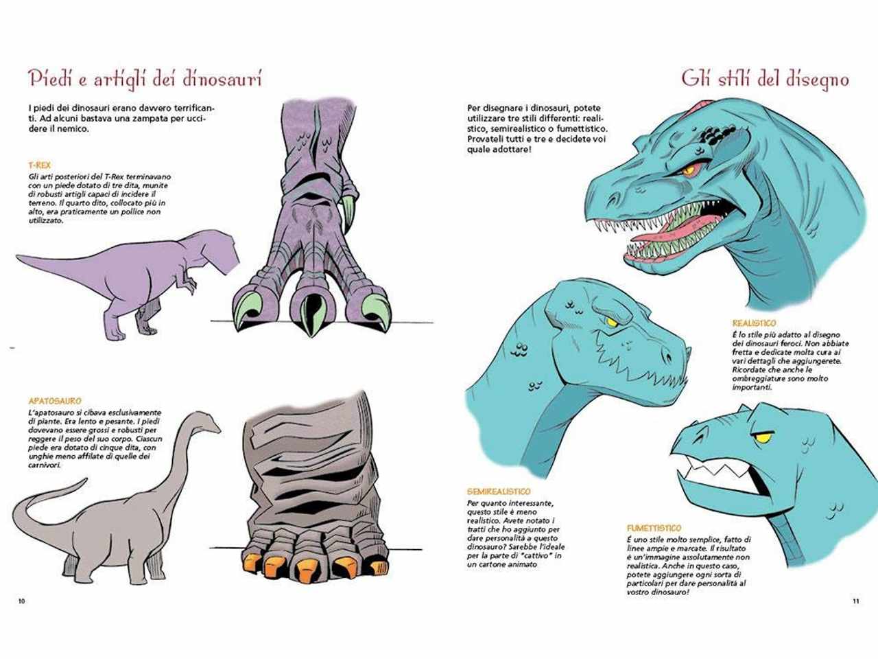 Libro disegnare dinosauri