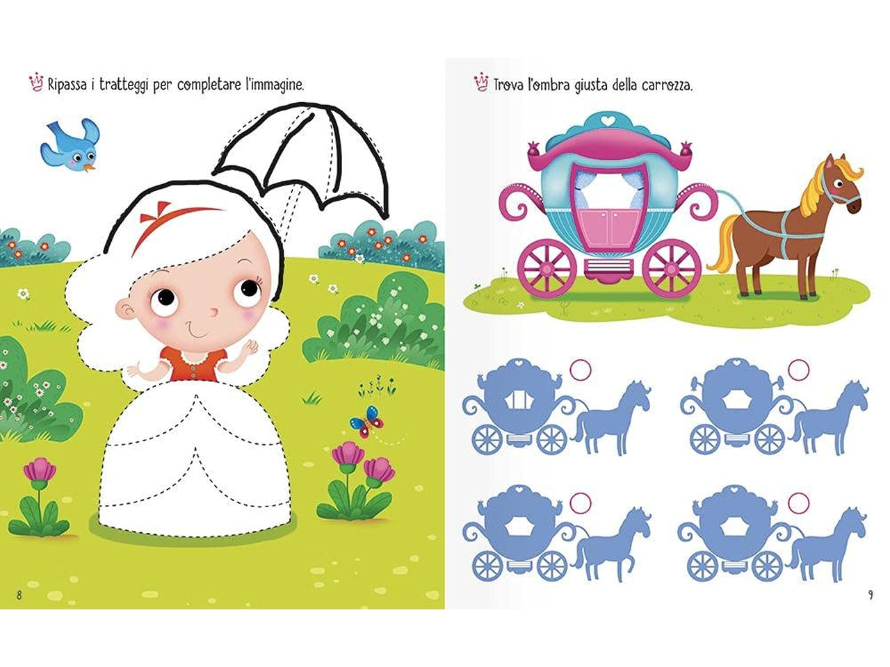 Libro edizioni del borgo attacca scrivi cancella principesse