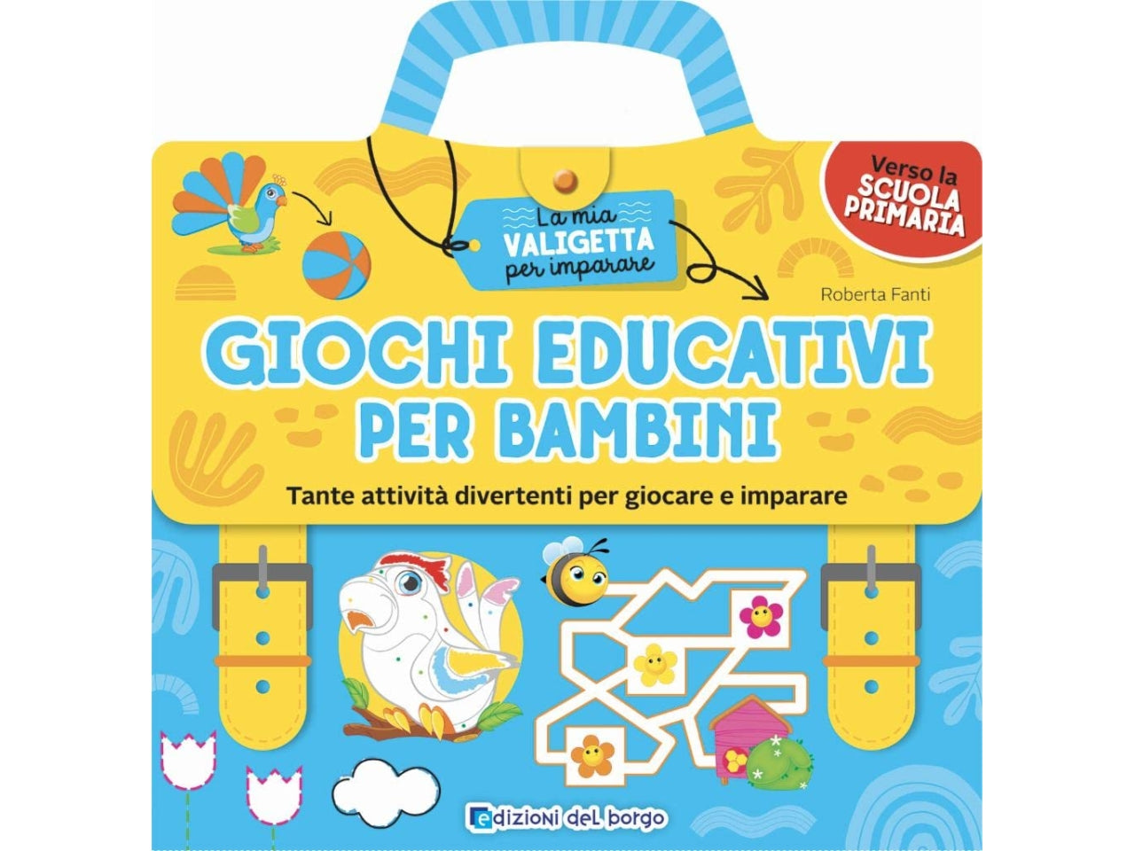Libro edizioni del borgo la mia valigetta giochi educativi per bambini
