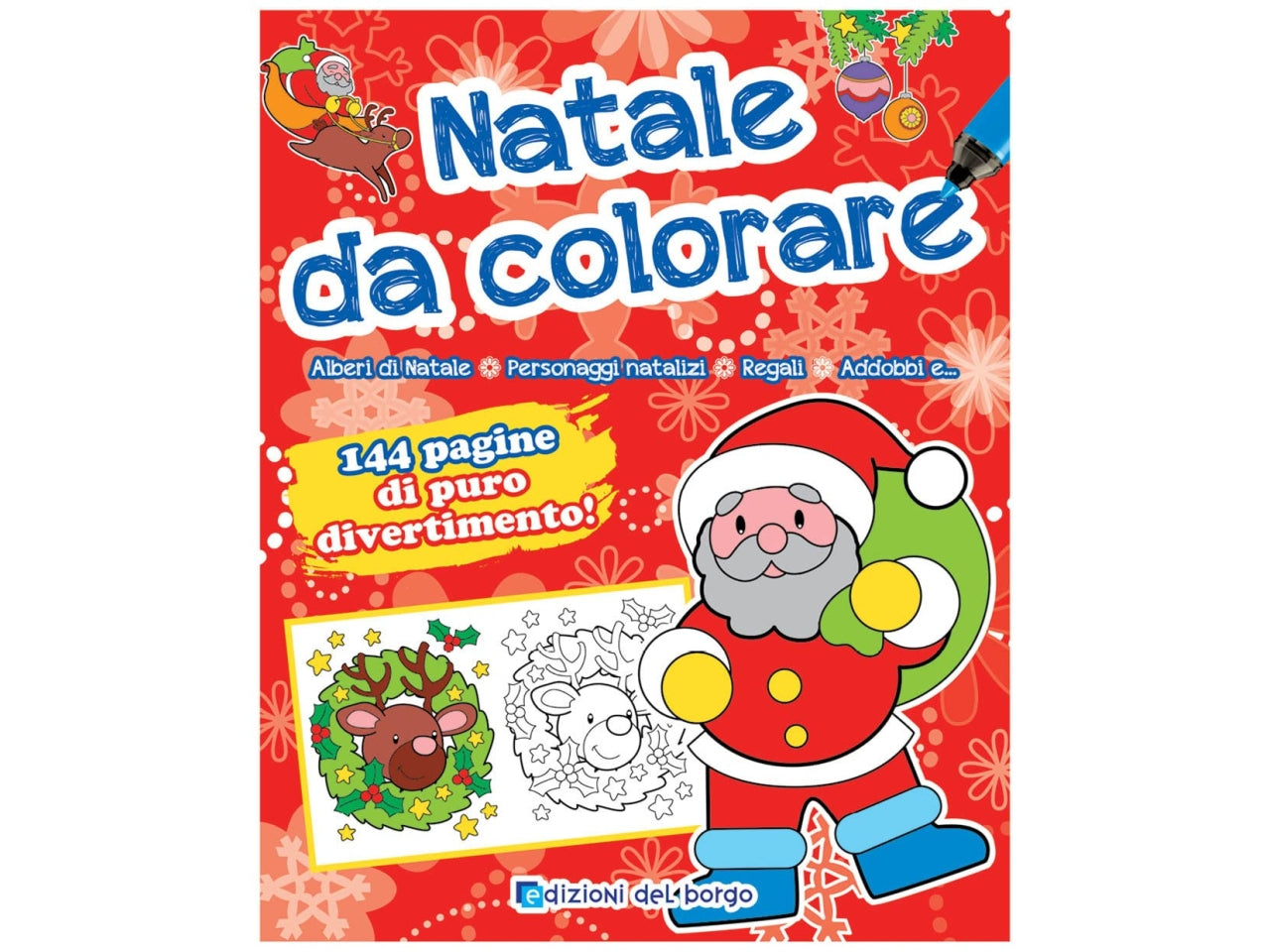 Libro edizioni del borgo natale da colorare