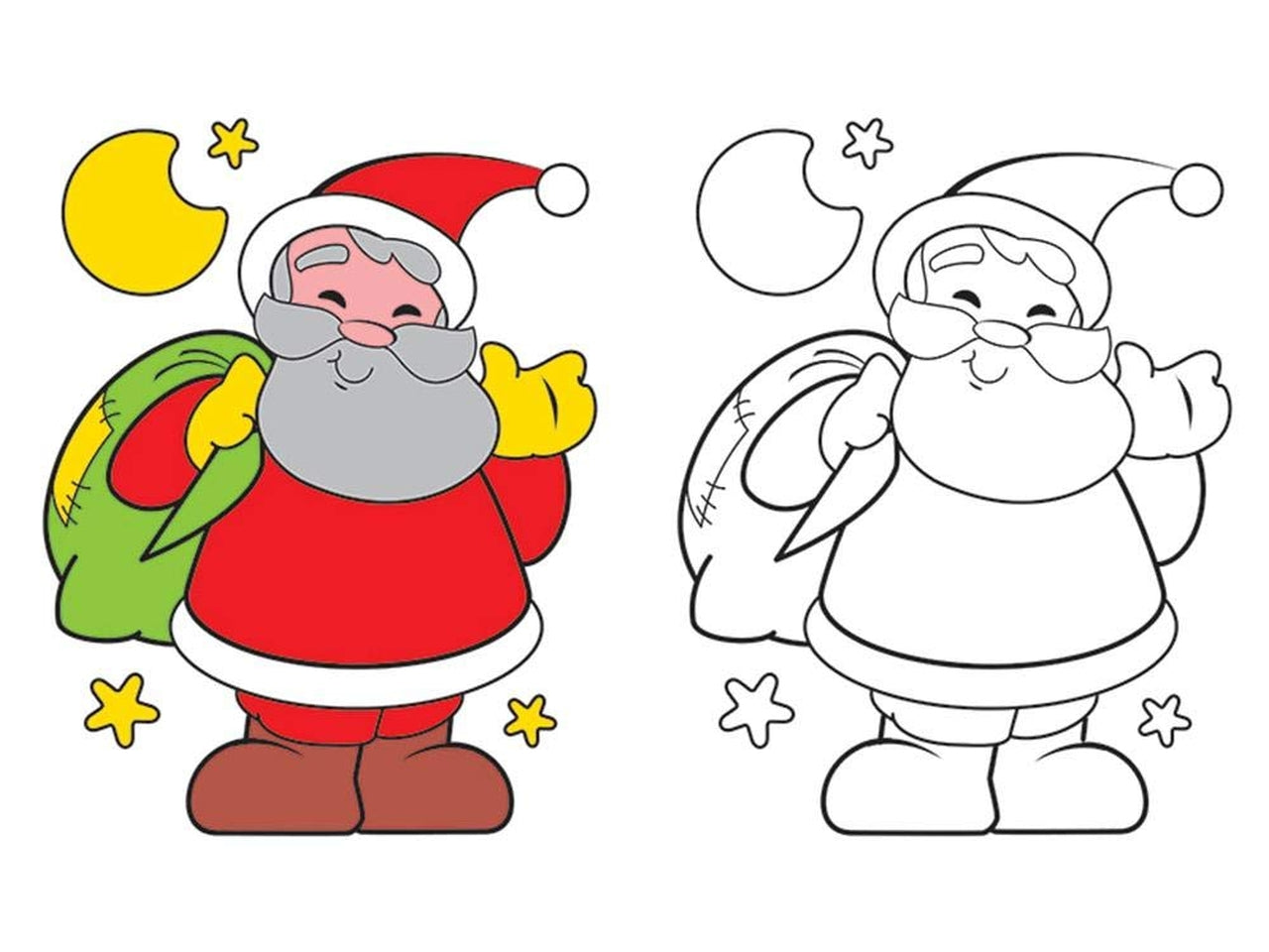 Libro edizioni del borgo colorare in 3d - natale