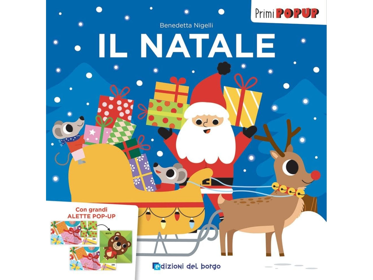 Libro edizioni del borgo primi pop-up il natale