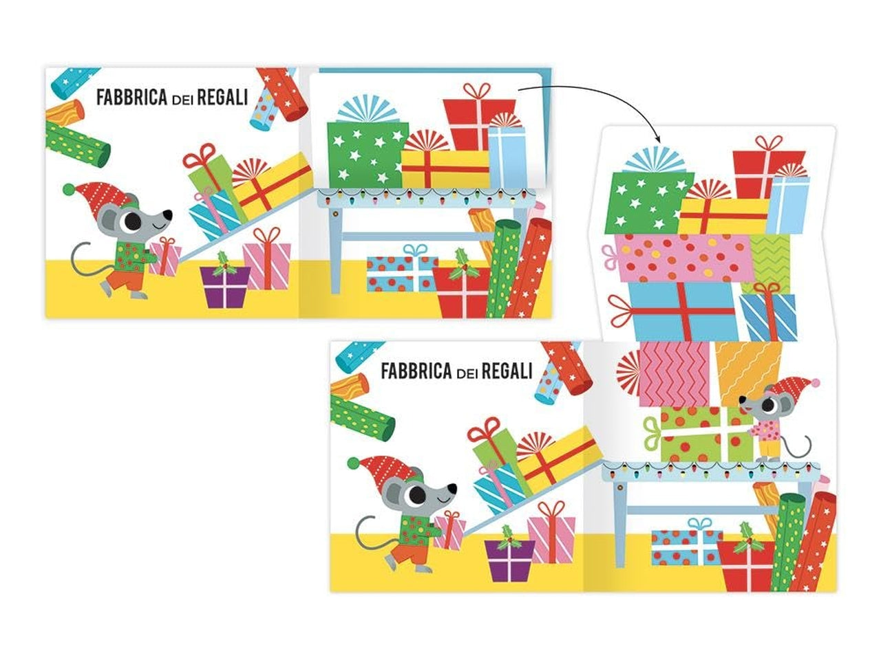 Libro edizioni del borgo primi pop-up il natale