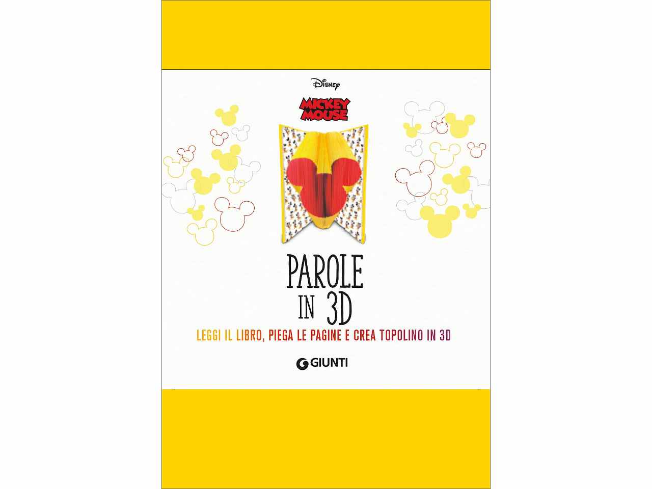 Libro parole in 3d topolino