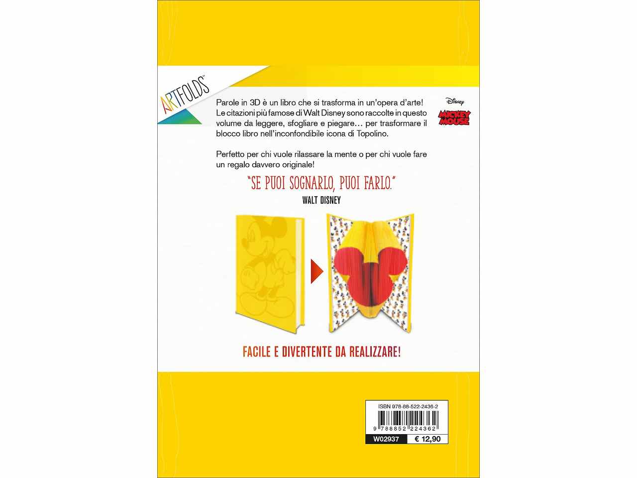 Libro parole in 3d topolino