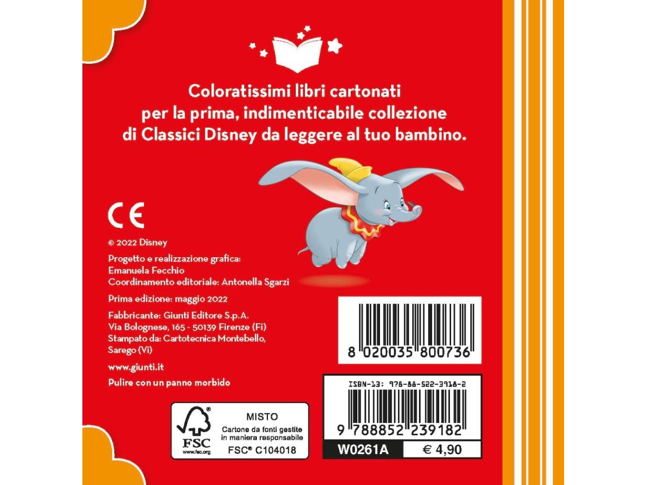 Libro walt disney librottini dumbo