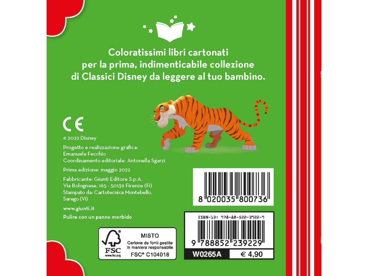 Libro walt disney librottini il libro della giungla