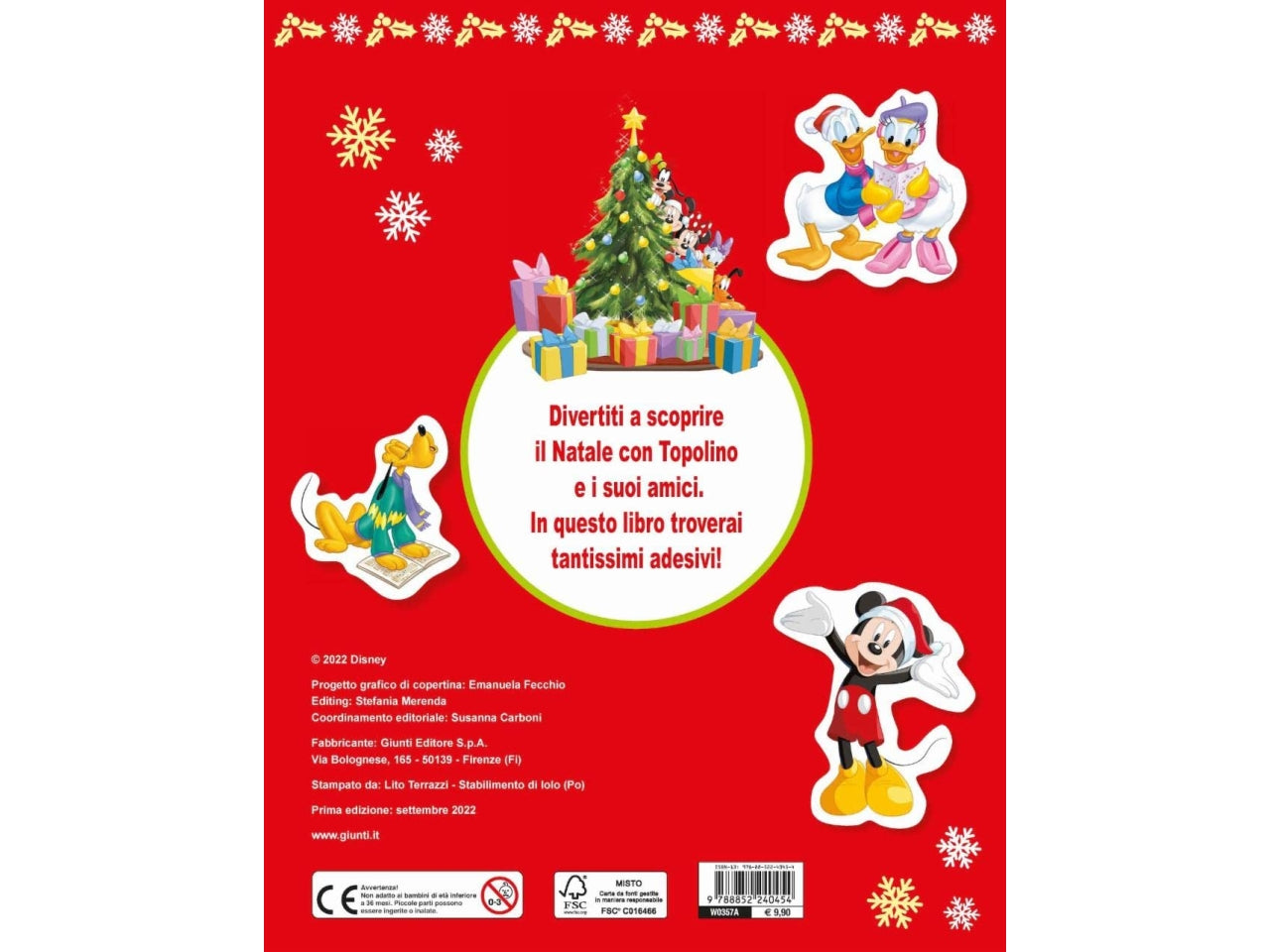 Libro walt disney superstaccattacca natale special