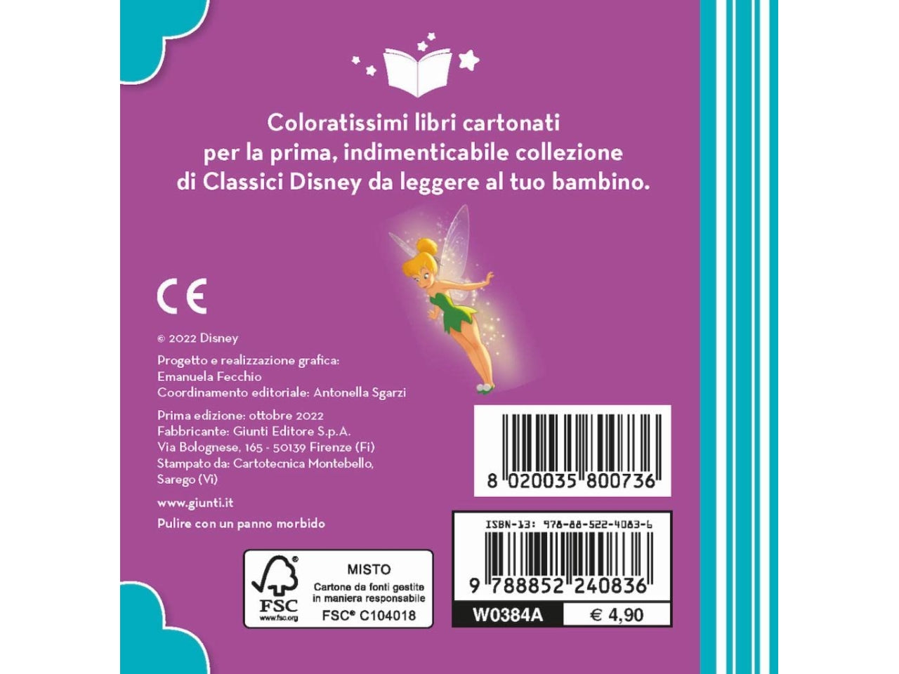 Libro walt disney librottini peter pan