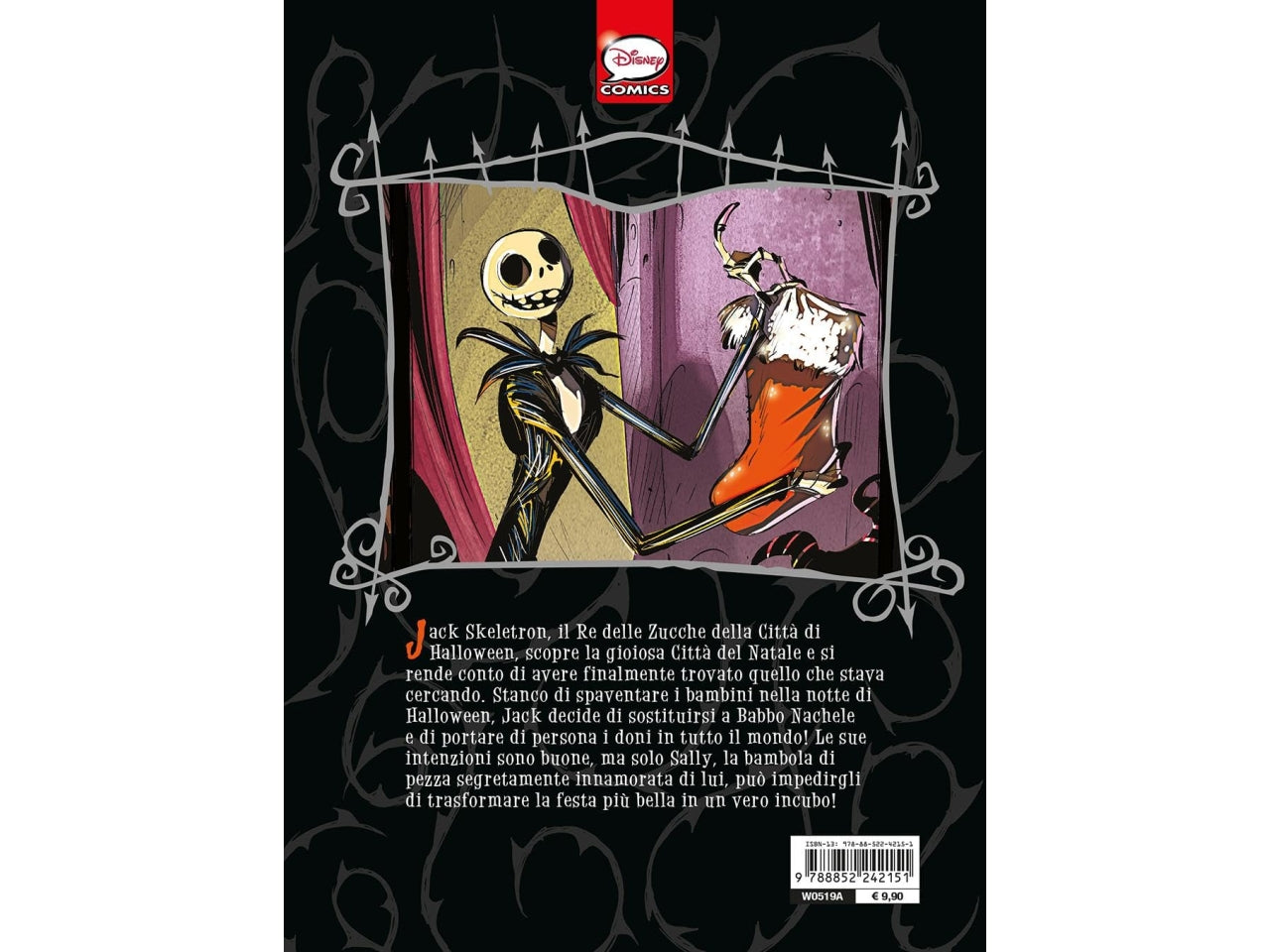 Libro walt disney graphic novel nightmare before christmas
