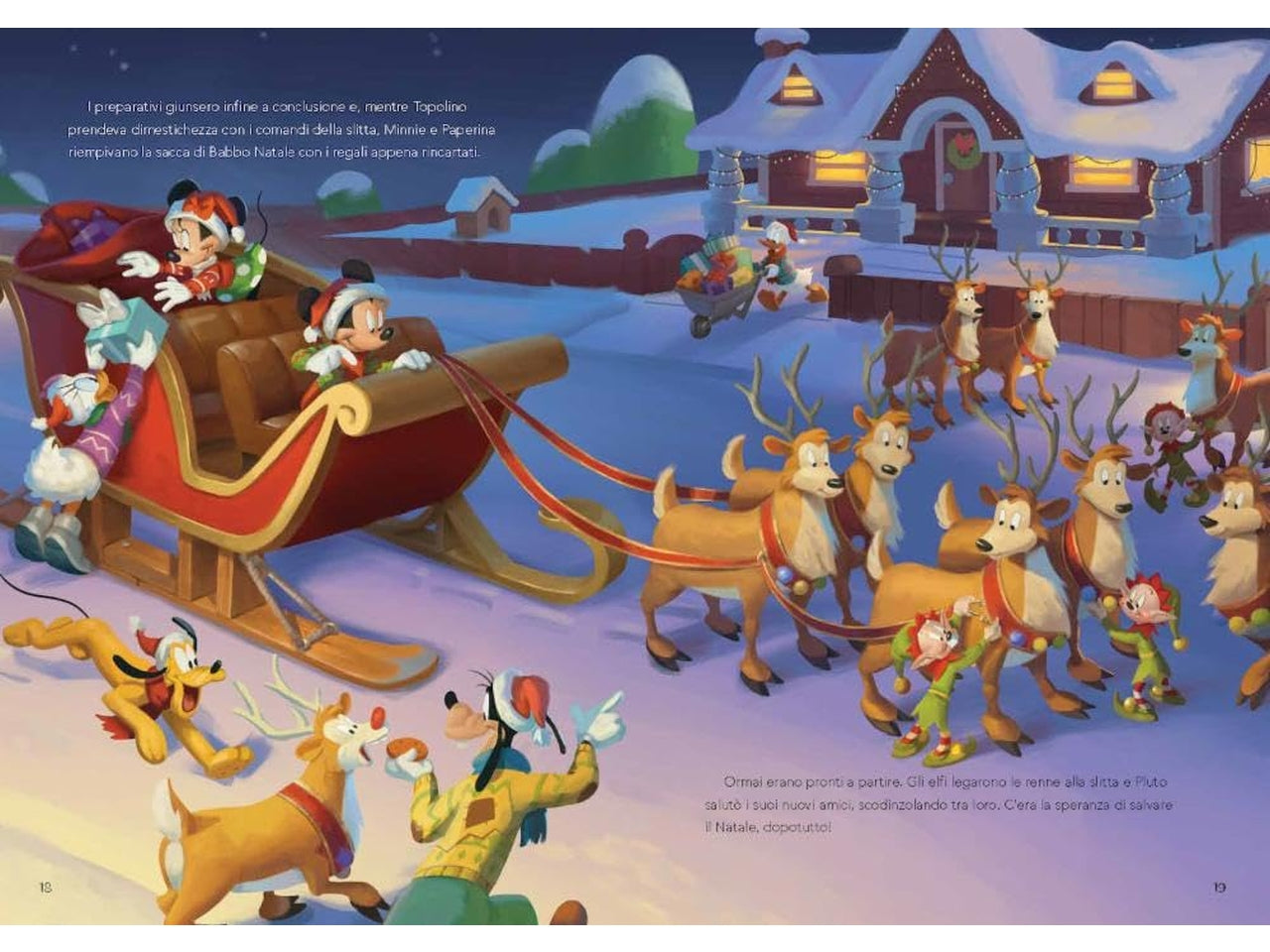 Libro walt disney fiabe magico natale