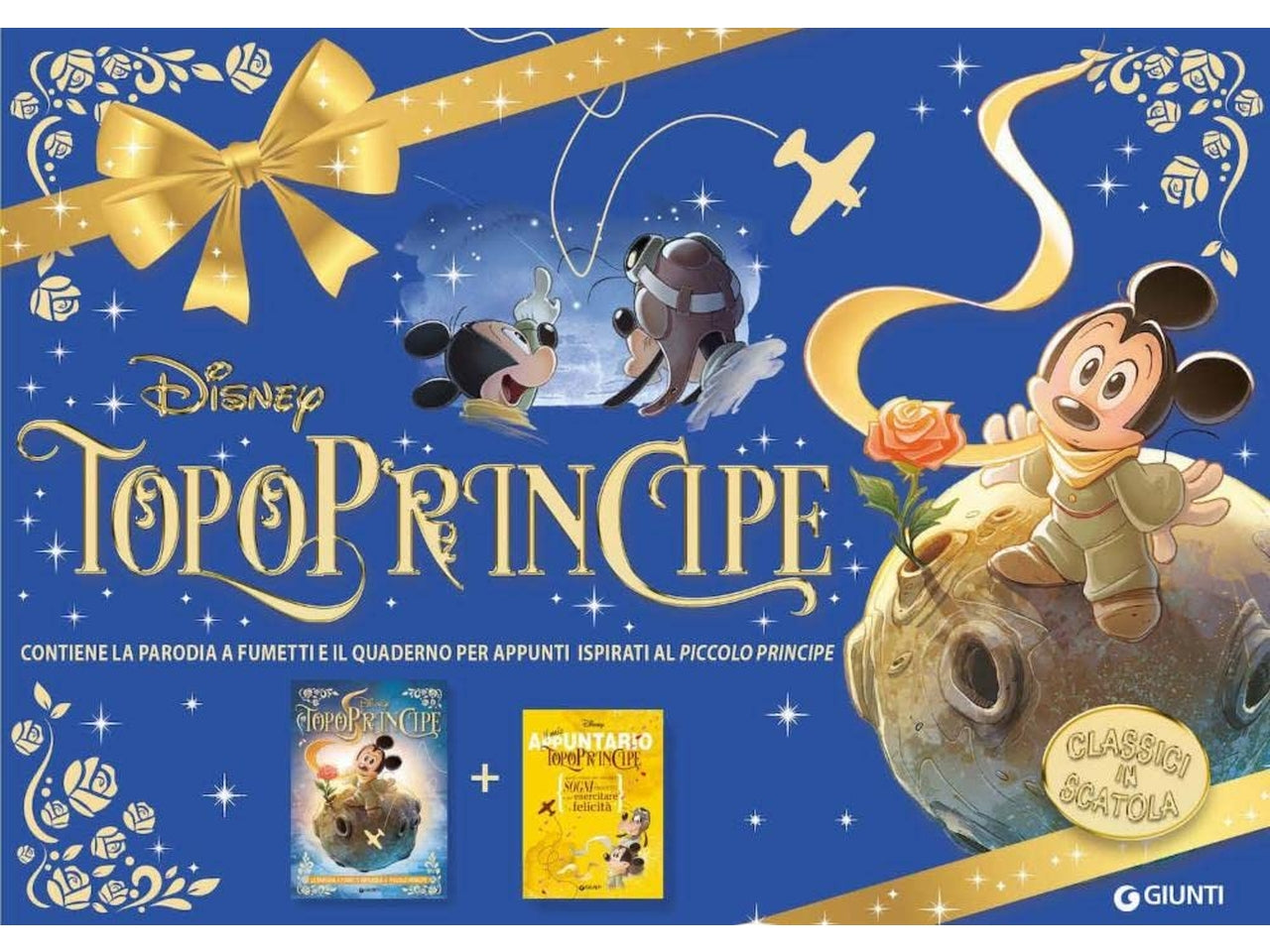 Libro walt disney libri kit scrigno deluxe topoprincipe