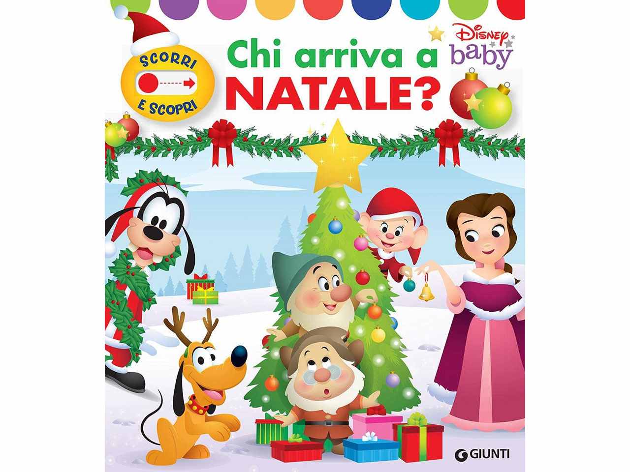 Libro walt disney scorri e scopri chi arriva a natale?