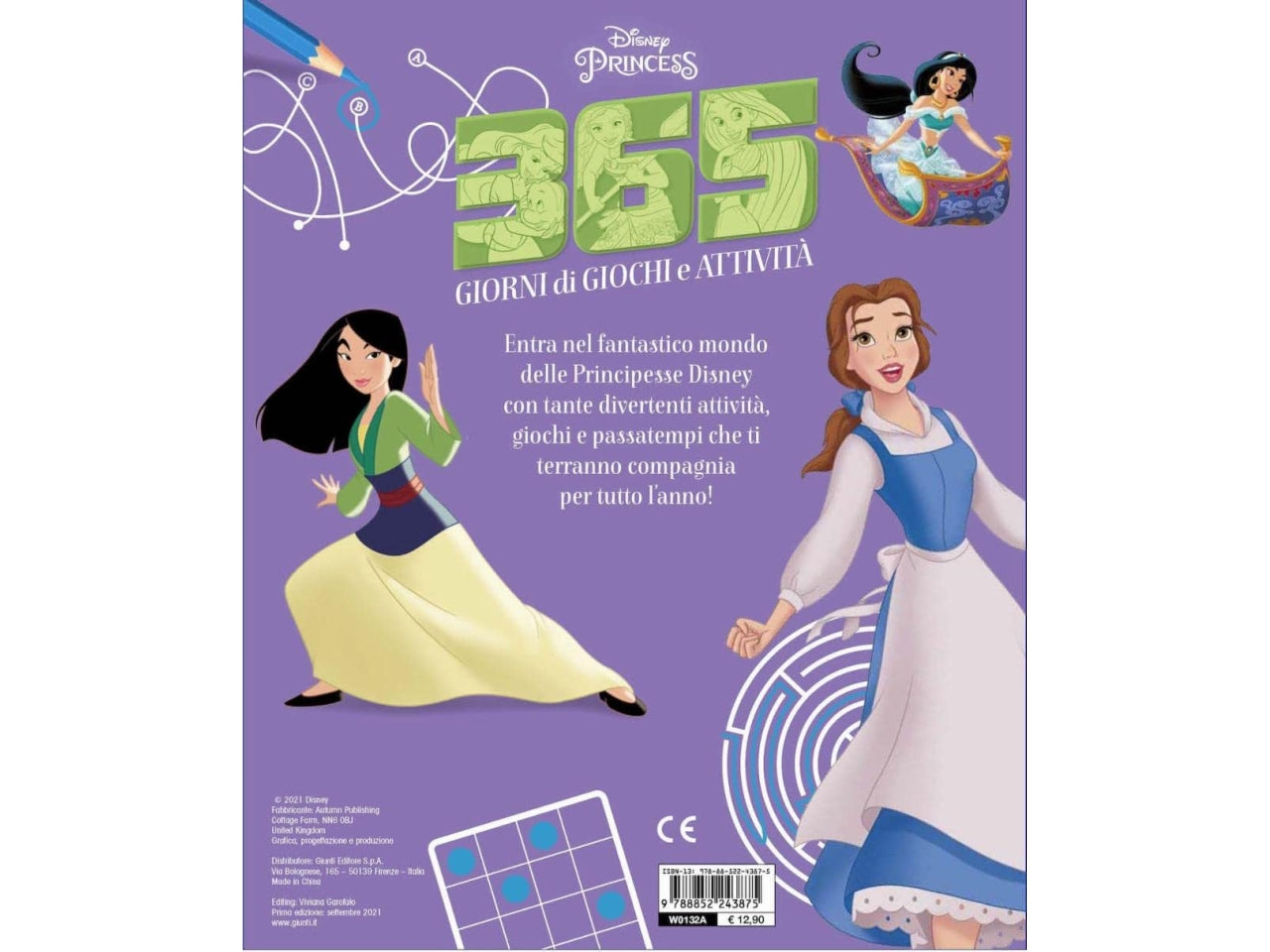 Libro walt disney superattivi 365 giorni di giochi e attivita'