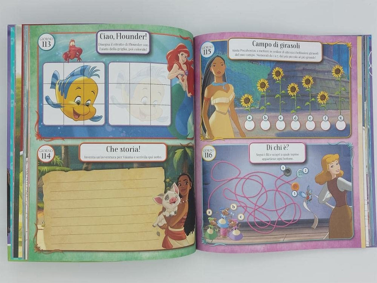Libro walt disney superattivi 365 giorni di giochi e attivita'