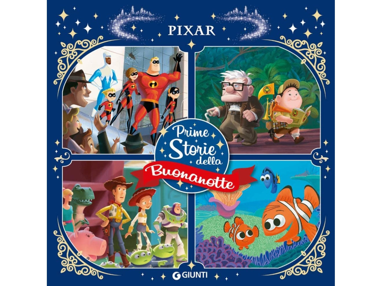 Libro walt disney pixar prime storie della buonanotte