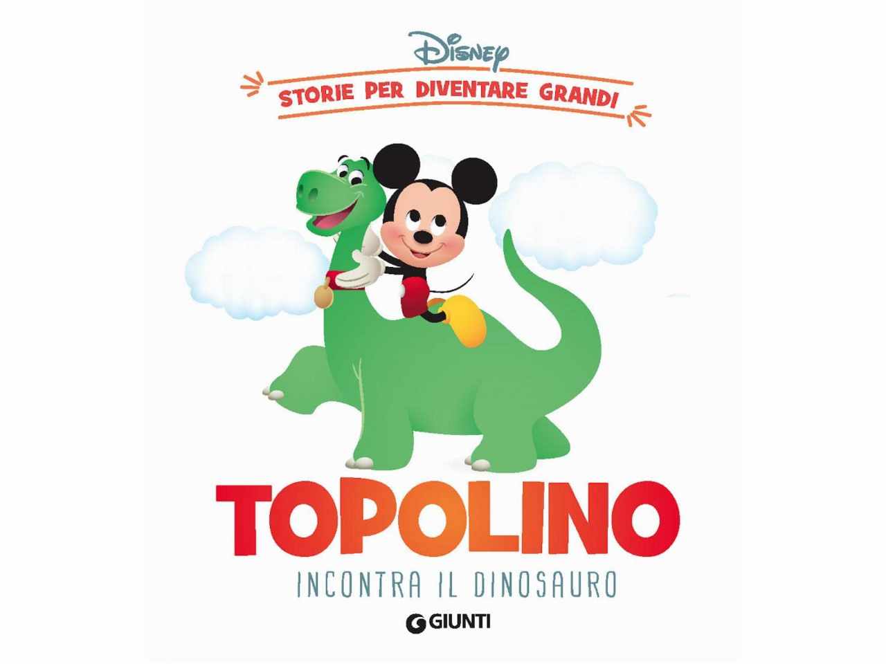 Libro topolino incontra il dinosauro