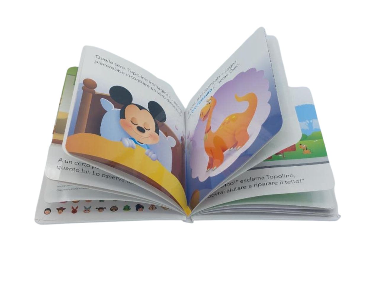 Libro topolino incontra il dinosauro