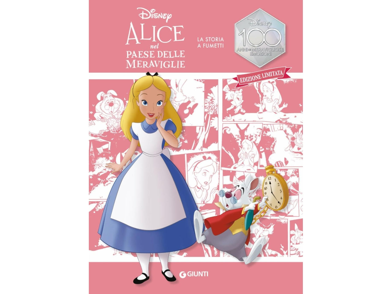 Libro walt disney graphic novel d100 alice storia a fumetti d100