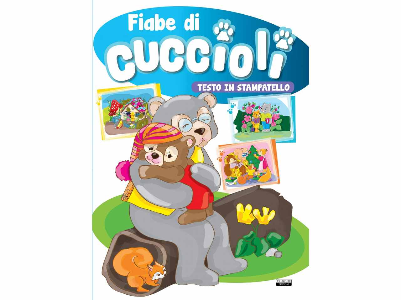 Libro con fiabe illustrate