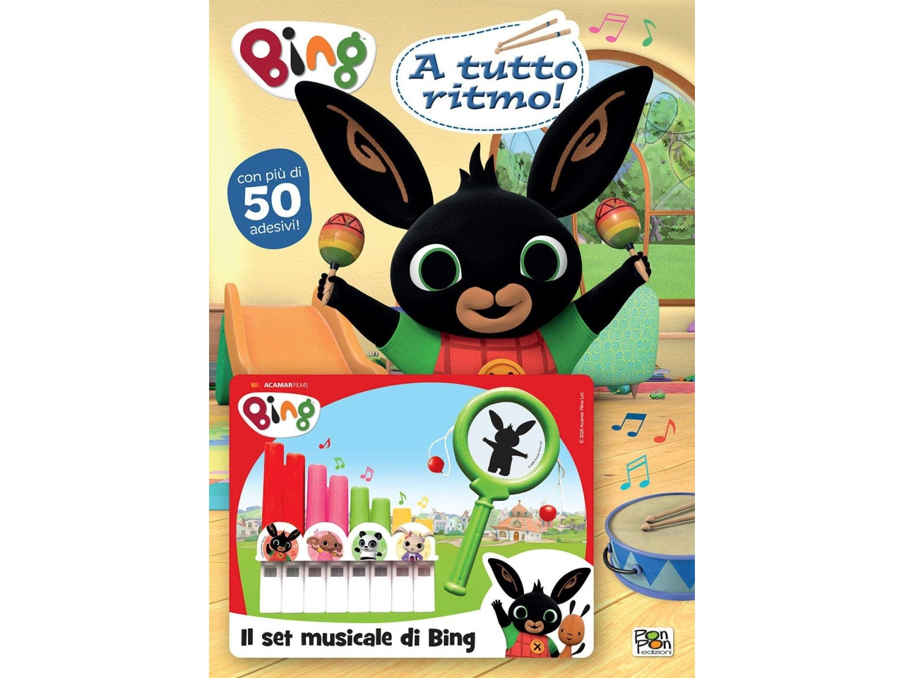 Libro pon pon edizioni bing bing a tutto ritmo!