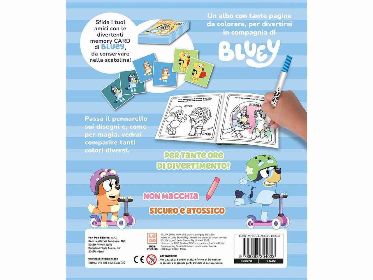 Albo magico bluey e i suoi amici