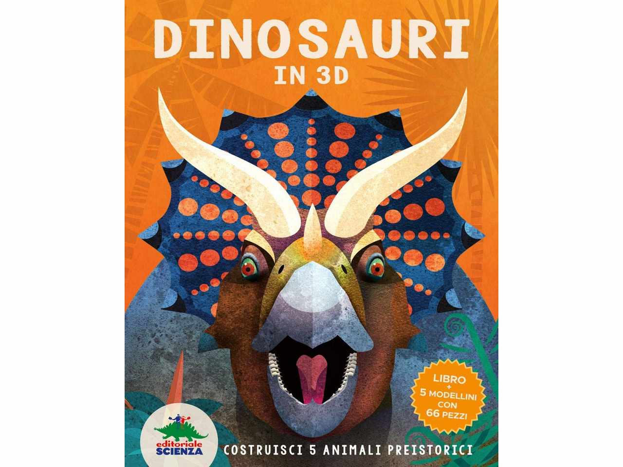 Libro dinosauri in 3 d