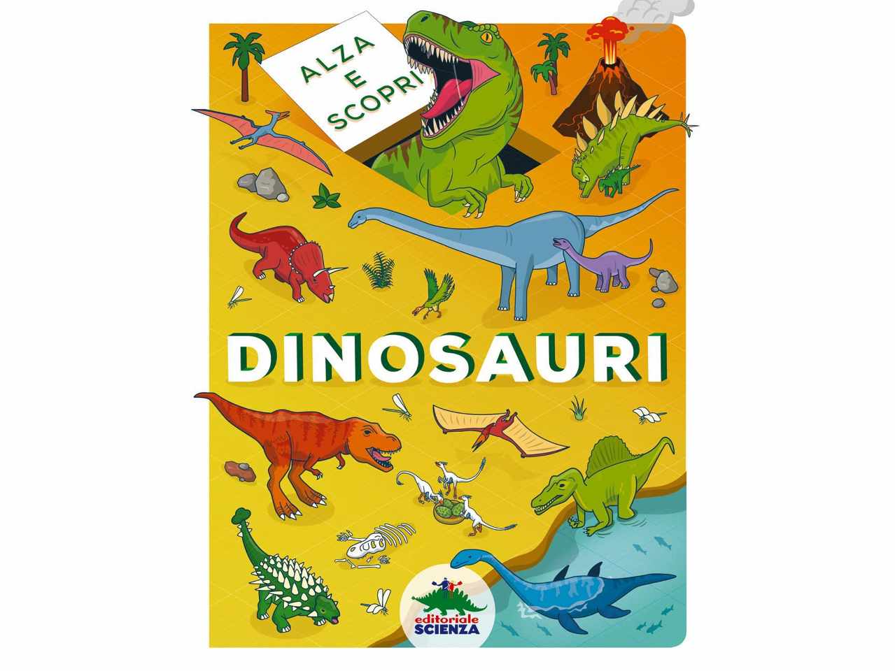 Libro alza e scopri dinosauri