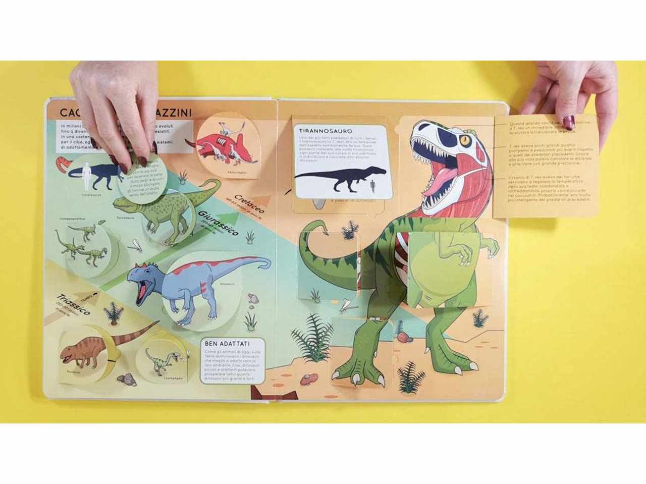 Libro alza e scopri dinosauri