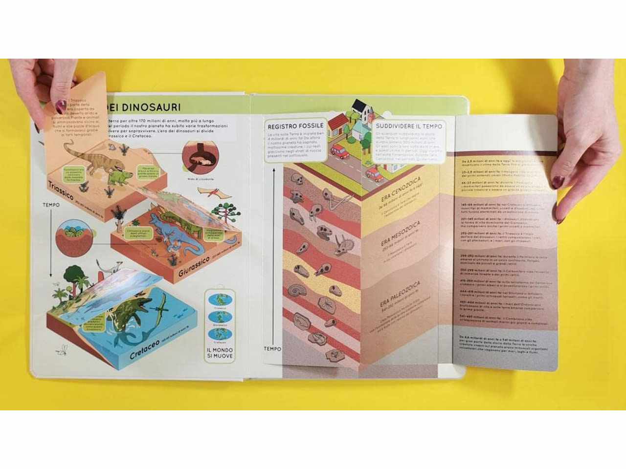 Libro alza e scopri dinosauri