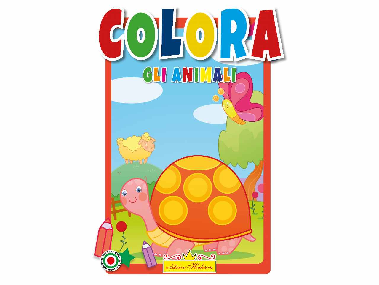 Libro colora gli animali 7305