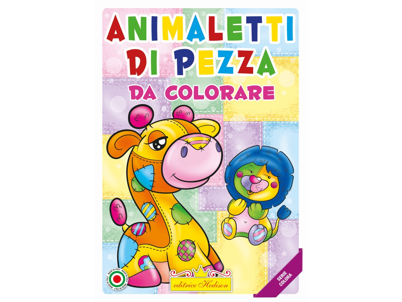 Libro animaletti di pezza