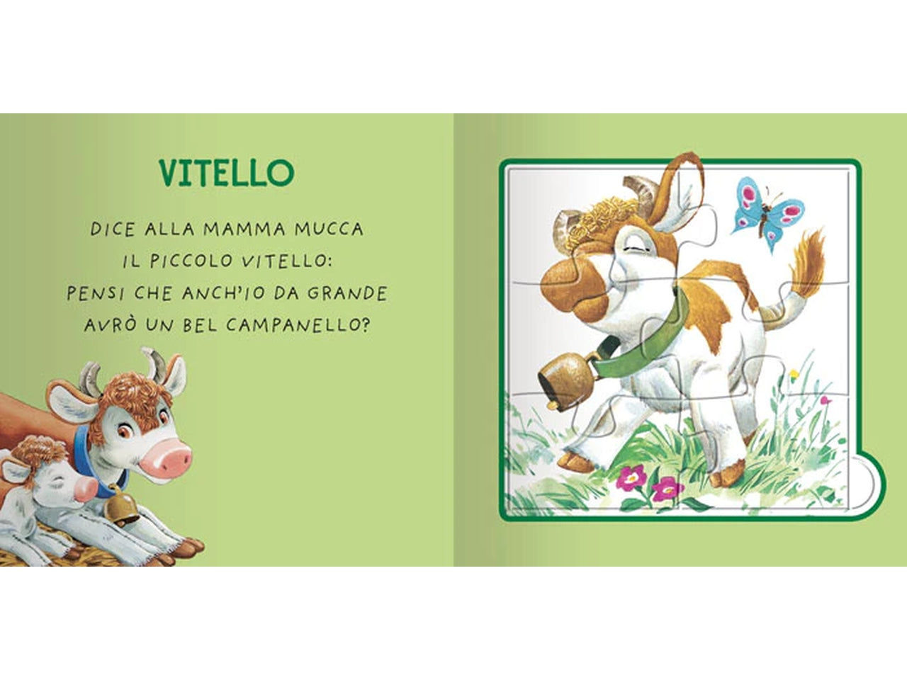 Libro dami editore libri puzzle pocket fattoria