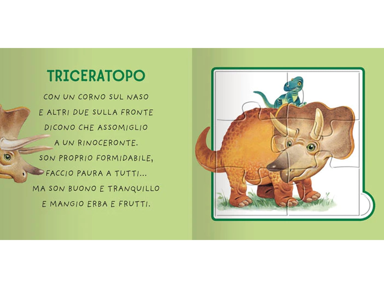 Libro dami editore libri puzzle pocket dinosauri