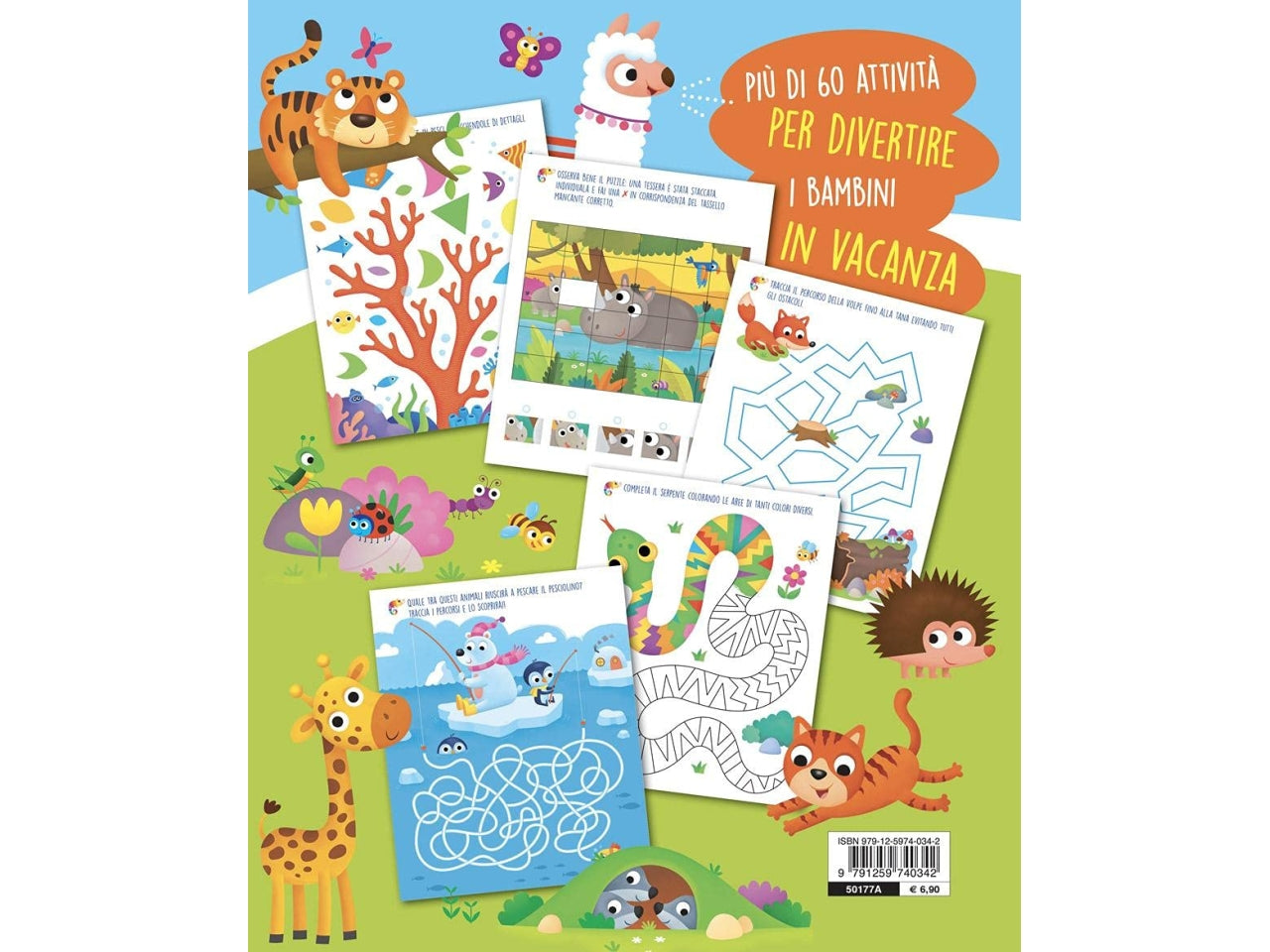 Libro dami editore gioca impara gli animali