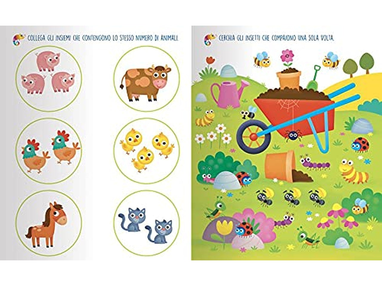 Libro dami editore gioca impara gli animali