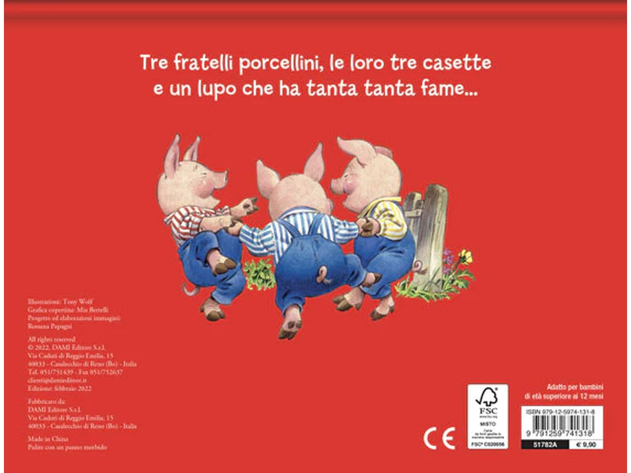 Libro dami editore libri pop up i tre porcellini