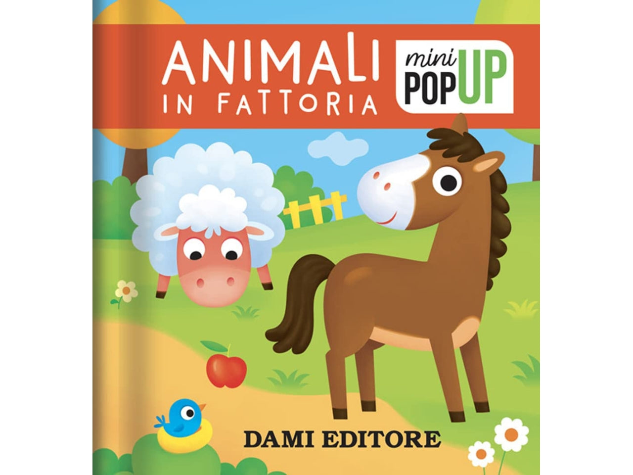 Libro dami editore mini pop-up animali in fattoria