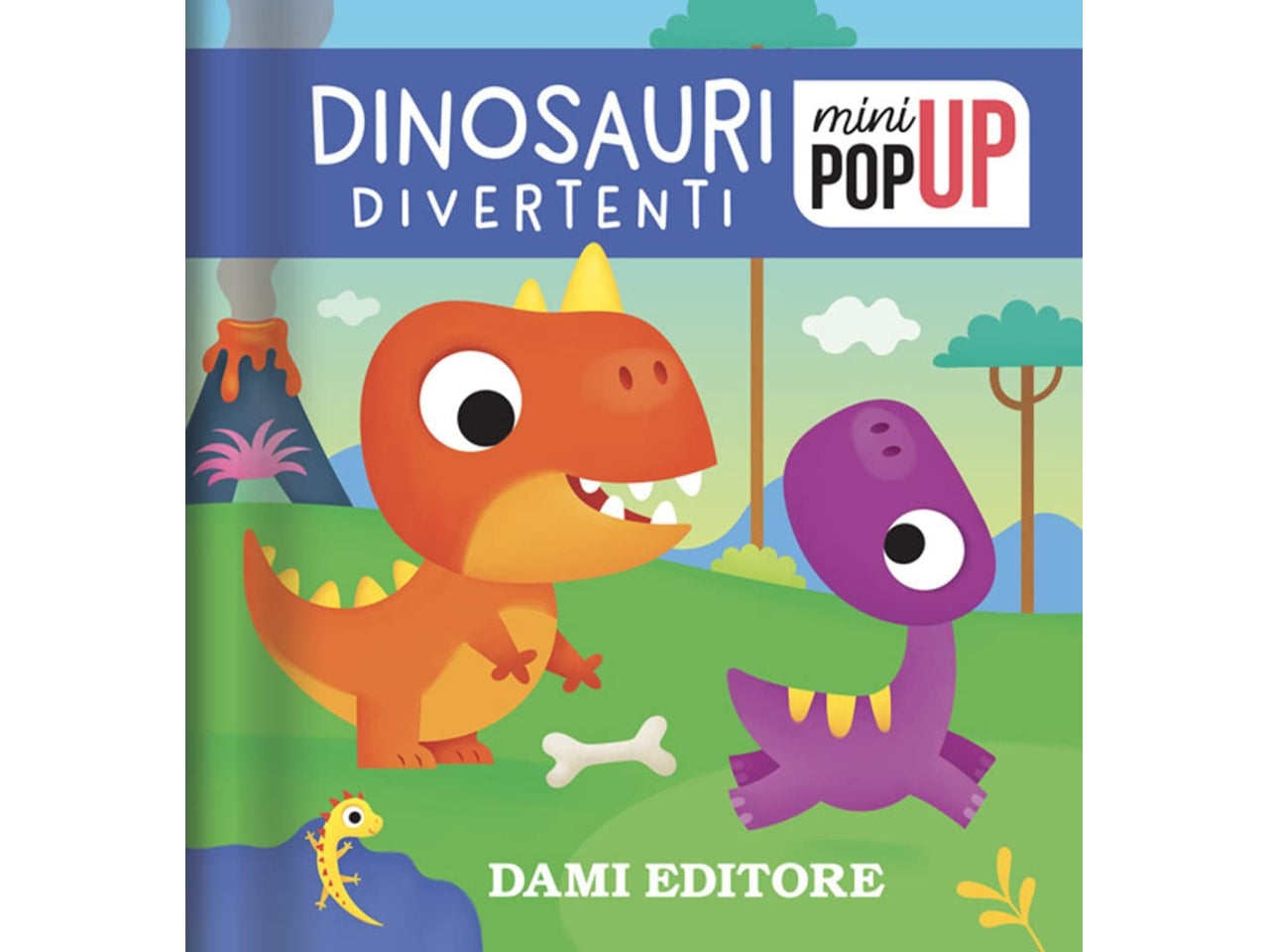 Libro dami editore mini pop-up dinosauri divertenti