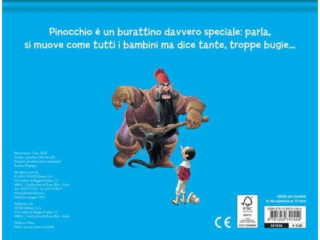 Libro dami editore libri pop up pinocchio