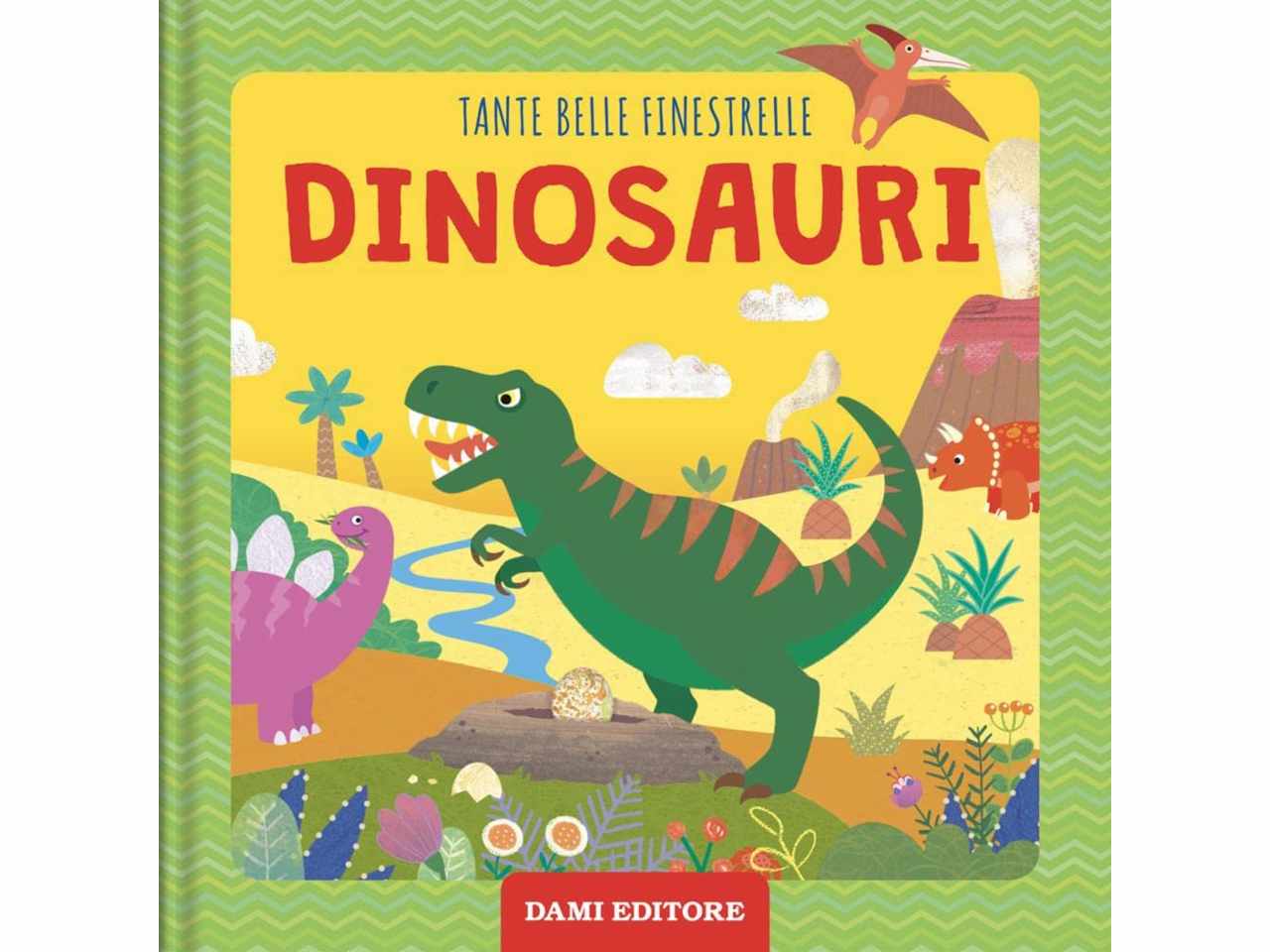 Libro 100 belle finestrelle - dinosauri