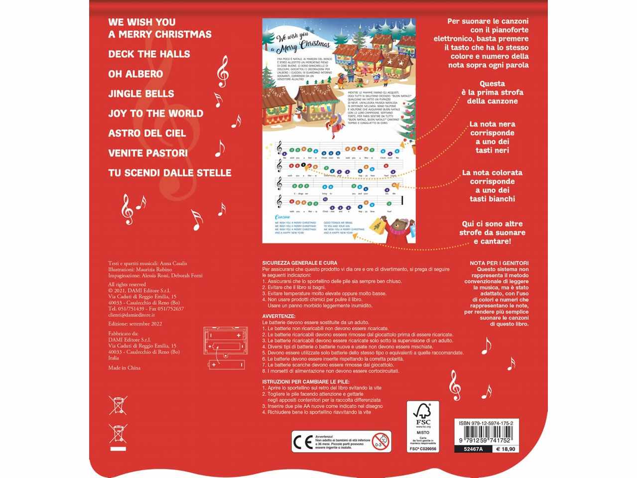 Libro dami editore libri pianoforte di natale