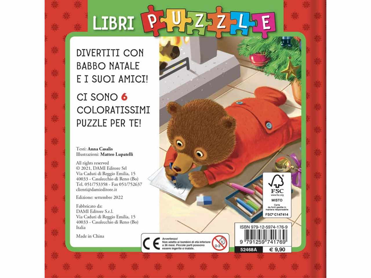 Dami editore libro puzzle pocket natale