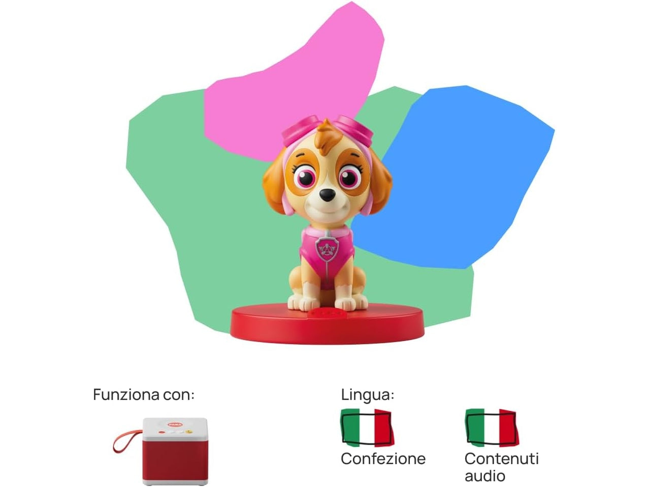 Personaggio Sonoro  PAW Patrol La Squadra dei Cuccioli: Skye - Storie e fiabe sonore, Bambini e bambine 3-5 anni, Versione Italiana | FABA