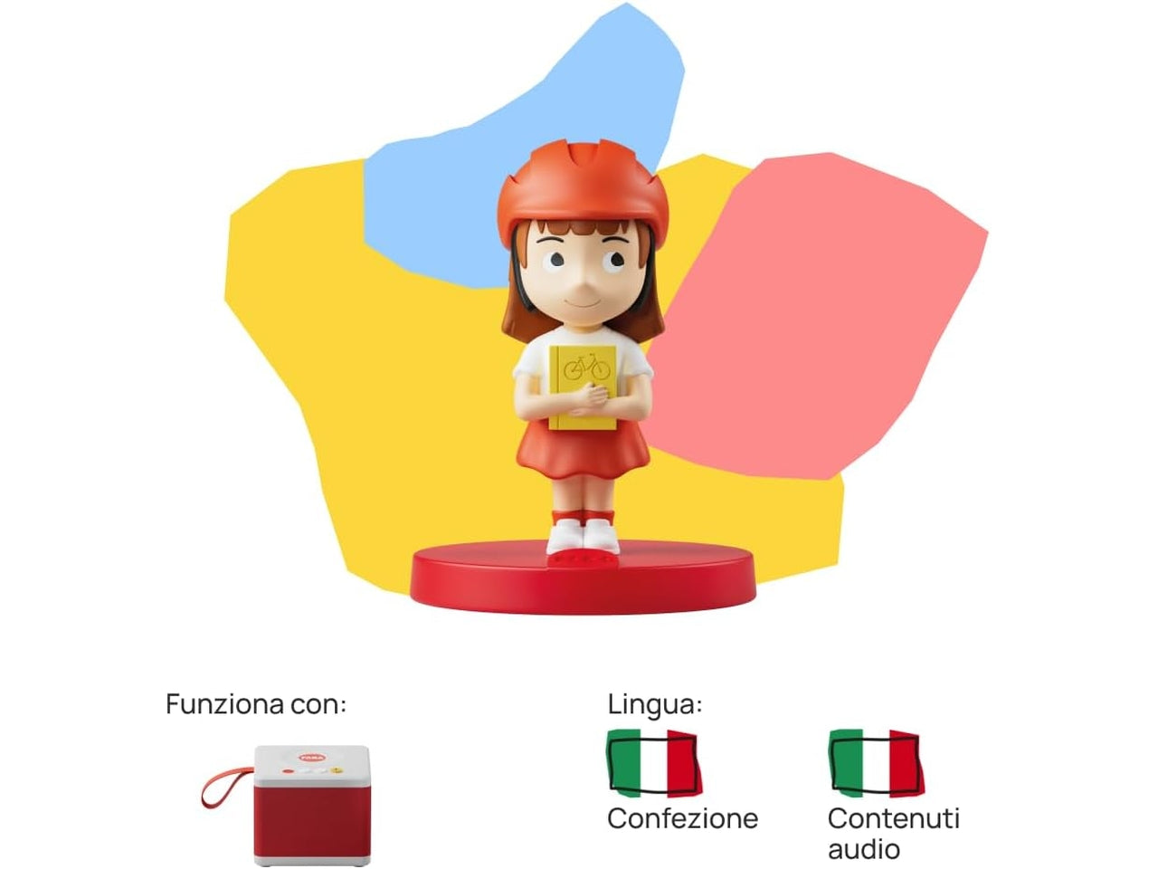 Personaggio Sonoro  Sofia e la bicicletta magica  Storie e fiabe sonore per Bambini e bambine 5 - 10 anni, Giocattolo con Contenuto Educativo, Versione Italiana | FABA