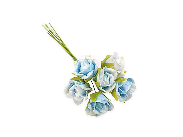 Rosellina piccola celeste 6 pezzi fb4821-04