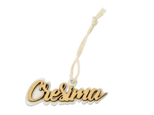 Applicazione cresima legno a2586