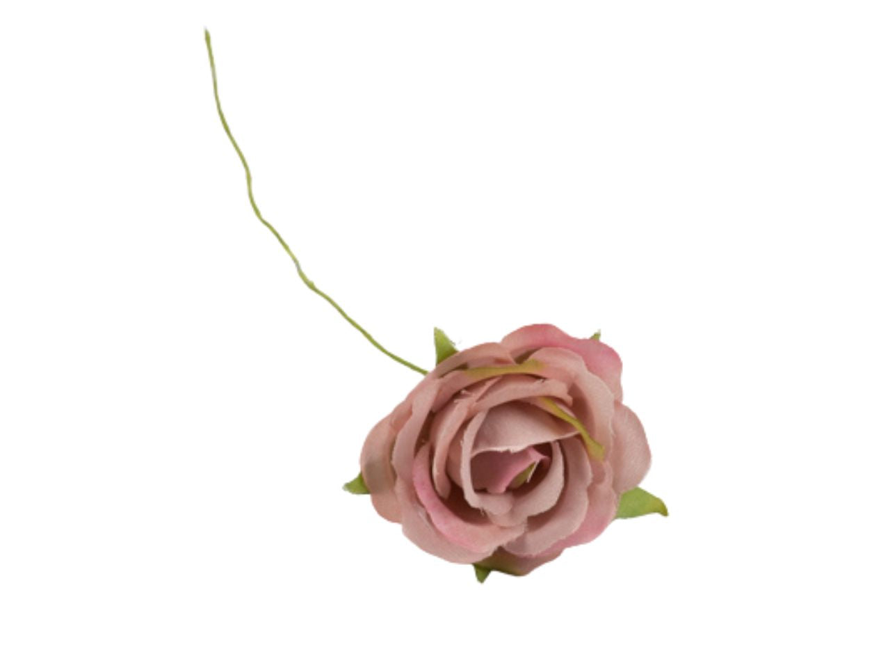 Fiore bocciolo di rosa colore rosa antico 36 pezzi