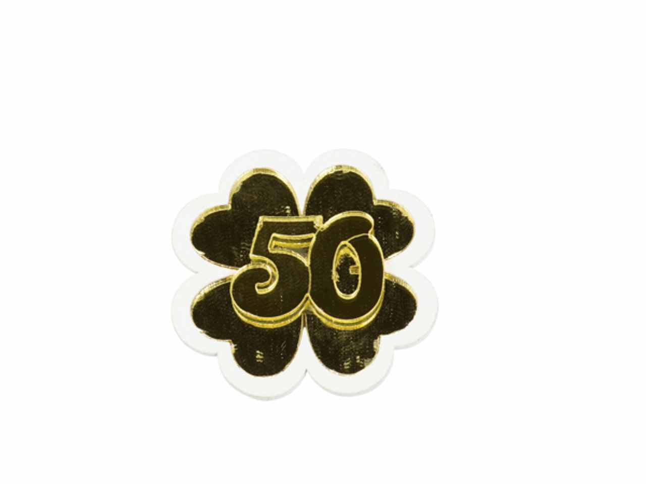 Applicazione in plexiglass per 50 anni