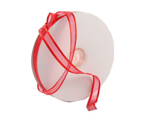 Organza satin 12x50mt.rosso satin12-037